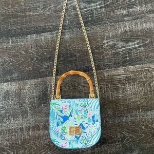 Lilly Pulitzer Leilani Bamboo Purse